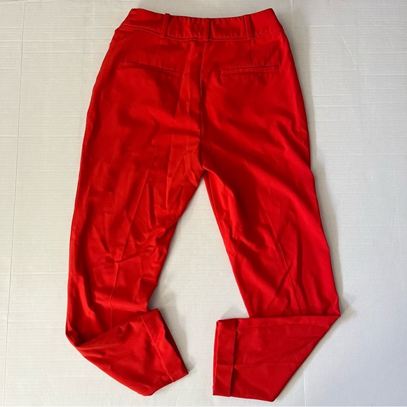 NEW YORK & COMPANY Red Cuffed Ankle Pants - Picture 4 of 4
